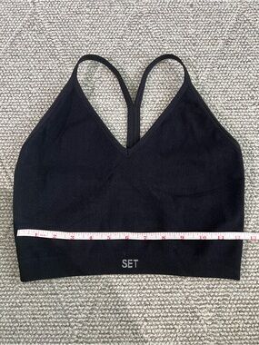 SET Active Black Bra Top